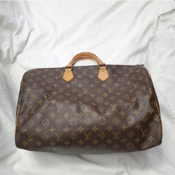 Authentic Louis Vuitton Monogram Canvas Top Handle Boston Bag - Picture 1 of 13
